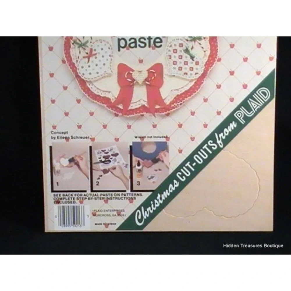 Calico Christmas Hearts Ornament‎ Craft Kit NIP #59213